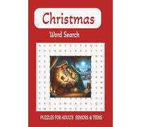 Christmas Word Search Puzzle Book: Word Search with Easy-to-Read Print about Christmas, Book for adults, children, teens & seniors, Festive, Holidays, ... 50+ Puzzles. Christmas Gift for all ages.