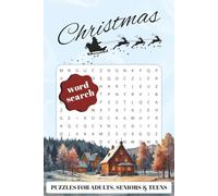 Christmas Word Search Puzzle Book: Word Search with Easy to Read Print about Christmas, Christmas Spirit, Christmas holiday and More [6x9 inches, 110 ... for Vacations, Holidays and Free Times