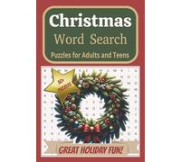 Christmas Word Search Puzzle Book: Word Searches with Easy to Read about Christmas, Christmas Holiday, Winter Fun and more | 6X9 inches, 110 pages | ... Gift for Vacations, Holiday and Free Time