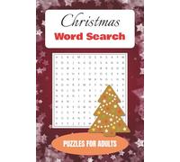 Christmas Word Search Puzzle Book: Word Searches with Easy to Read Print about Christmas, Christmas Celebrations, Christmas Time and More | 6x9 ... | 50+ Puzzles ... Gift for Vacations, Holiday