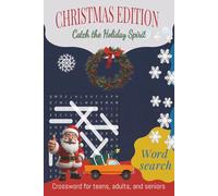 Christmas Word Search Puzzle Book: Word Searches with Easy to Read Print about Christmas, Entertaining & Holidays and More | 6x9 inches, 110 pages | 50+ Puzzles ... Gift for Vacations