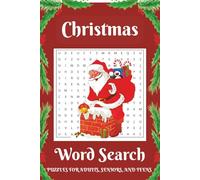 Christmas Word Search Puzzle Book: Word Searches with Easy-to-Read Print about Christmas, Holidays, Cheer, and More ( 6X9 inches, 110 pages) 50+ puzzles ... Gift for Vacations, Holidays, and Free TIme