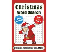 Christmas Word Search Puzzle Book: Word Searches with Easy to Read Print about Christmas, Holidays, Santa and More | 6x9 inches, 110 pages | 50+ Puzzles … Gift for Vacations, Holidays, and Free Time