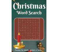 Christmas Word Search Puzzle Book: Word Searches With Easy To Read Print About Christmas, Magic and Winter | 6x9 inches, 110 pages | 50+ Puzzles … Gift for Vacations, Holidays and Free Times