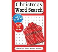 Christmas Word Search Puzzle Book: Word Searches with Easy to Read Print about Christmas, Merry Christmas, Happy Holidays and More | 6x9 inches, 110 ... Gift for Vacations, Holidays and Free Times