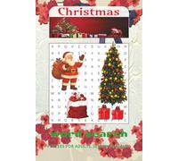 Christmas Word Search Puzzle Book: Word Searches with Easy to Read Print about Christmas, Noel, Yuletide and More| 6x9 inches, 110 pages| 50+ Puzzles...Gift for Vacations, Holidays and Free Times