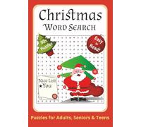 Christmas Word Search Puzzle Book: Word Searches with easy-to-read print about Christmas, Santa Clause, Reindeer, and more! 6X9 inches, 120 Pages! ... for Holidays, Vacations, and Free Time!!