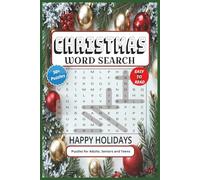 Christmas Word Search Puzzle Book: Word Searches with Easy to Read Print about Christmas, Santa, Tradition, and More | 6x9 inches,110 pages | 50+ Puzzles… Gift for Vacations, Holidays and Free Times