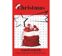 Christmas Word Search Puzzle Book: Word Searches with Easy to Read Print about Christmas, Snow, Gift and More/6x9 inches, 110 pages/ 50+ Puzzles...Gift for Christmas, Holidays and Free Times