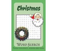 Christmas Word Search Puzzle Book: Word Searches with Easy to Read Print about Christmas, Winter, Festivities and More | 6x9 inches, 110 pages, | 50+ ... Gift for Vacations, Holidays and Free Times