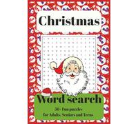 Christmas Word Search Puzzle Book: Word Searches with Easy to Read Print about Christmas, Winter Holidays, Christmas Traditions and more | 6X9 Inches ... Gift for Vacations, Holidays and Free Time