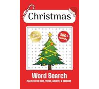 Christmas Word Search Puzzle Book: Word Searches with Easy to Read Print About Christmas, Winter, Holidays, and More; 6x9 inches, 112 pages; 50+ ... for Vacations, Travel, Holidays and Free Time