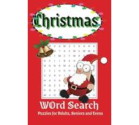 Christmas Word Search Puzzle Book: Word Searches with Easy to Read Print about Christmas, Winters, Holiday Season and More | 6x9 inches, 110 pages | ... Gift for Vacations, Holidays and Free Time