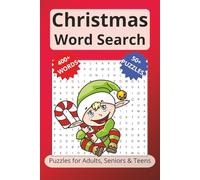 Christmas Word Search Puzzle Book: Word Searches with Easy to Read Print about Trees, Stockings, Jingle Bells and More | 6x9 inches, 110 pages | 50+ ... Gift for Vacations, Holidays, and Free Time