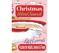 Christmas Word Search Puzzle Books: Word Search with Easy to Read Print about Christmas, Santa Claus, Bible, Jesus, Christian and More / 6 x 9 inches, ... Gift for Holidays, Vacations & Relaxation.