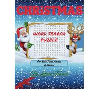 CHRISTMAS WORD SEARCH PUZZLE: Holiday Cheer for Every Age-From Kids to Seniors!