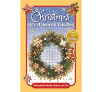 Christmas Word Search Puzzles: 55 Puzzles for Adults, Seniors and Kids with Easy to Read Print about Christmas, Advent | 6x9 inches, 110 pages | Gift for Holidays, Vacation, and Leisure Time