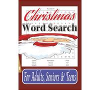 Christmas Word Search Puzzles: Christmas Puzzles with Easy to Read Print about Santa Claus, Reindeer, Jesus, Bible, Snowmen and More / 7 x 10 inches, ... of reading...Gifts for Vacations & Holidays,