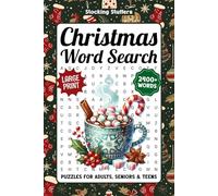 Christmas Word Search Puzzles For Adults Large Print: 2400+ Winter Holiday Themed Words To Find, Fun White Elephant Gifts And Stocking Stuffers For Seniors, Men & Women