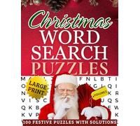 Christmas Word Search Puzzles for Seniors: Volume 2: Large Print Holiday Brain Games - 100 More Festive Word Find Puzzles for Adults with Solutions (Christmas Activity Book Gift)
