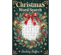 Christmas Word Search: Stocking Stuffers: Fun Holiday Activity Book for Adults, Seniors & Teens, Large Print Word Find Puzzles with Solutions