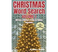 Christmas Word Search: Volume 1: 100 Easy & Medium Puzzles for Holiday Relaxation