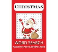 Christmas Word Search: Word Searches with Easy to Read Print about Christmas | 6x9 inches, 110 pages | 50+ Puzzles…Gift for Vacations, Holidays, and Free Times