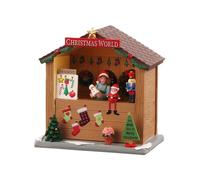Christmas World Booth B/O (3V) con Scatola Cod. 04734