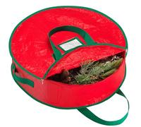 Christmas Wreath Storage Bag - 76,2 x 17,8 cm - Telone resistente, con zip, manico rinforzato e facile da mettere la corona in e out. proteggere il tuo vacanza corona da polvere, insetti, e umidità.