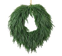 Christmas Wreath - Wreaths For Front Door, 23,6 pollici Artificial Greenery Wreath Decorations, Festive Decoration Garland For Indoor Outdoor Christmas Holiday Decorators Office Fireplace Tovaglia