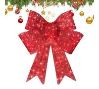 Christmas Wreaths for Front Door - 23.6in Lighted Garland,Christmas Decorations Wreath | for Winter Festival New Year Stair Living Room Porch Cabinet