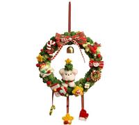 Christmas Wreaths for Front Door - Ornaments for Christmas Tree | Hangable Decor for Christmas Tree | Hangable Decor for Christmas Tree | Christmas Garland Cute for Tree Winter Holiday Decor