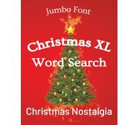 Christmas XL Word Search: Extra Large Font Christmas Nostalgia | Reduce Eye Strain | Fun and Relaxing Puzzles