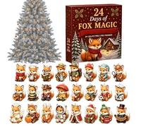 Christmass Christmas Countdown | 2D Acrylic Animal Design Window Decoration