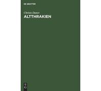 Christo Danov Altthrakien (Copertina rigida)