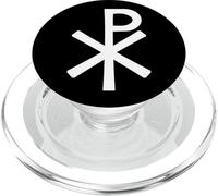 CHRISTOGRAM CHI RO SIMBOLO CRISTIANO LABARUM BIANCO PopSockets PopGrip per MagSafe