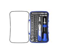 Christol 47/77 Pezzi Set di Punte e bussole per cacciavite a cricchetto con Punte magnetiche e Custodia per casa, Garage, Ufficio