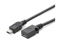 Christol 5'' Micro USB Femmina a Mini USB Maschio Adattatore Caricatore Cavo Convertitore Cavo Adattatore da 13 cm per Cellulare GPS
