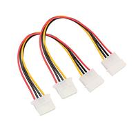 Christol Cavo di prolunga per Alimentatore a 4 Pin Molex per Computer - Cavo di prolunga per Alimentazione Interna per Ventola del Computer HDD IDE da Femmina a Maschio