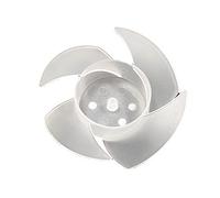 Christol Pale della ventola in plastica trasparente pale asciugacapelli universale motore ad alte prestazioni ventola in plastica 4 pale di ricambio