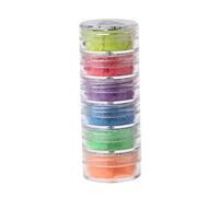 Christol Polvere di Perla 1 Set Fatto a Mano di Grado Cosmetico Perlescente Mica Naturale Polvere Minerale Resina Epossidica Colorante Pigmento di Perla per Sapone Candela Fai da Te