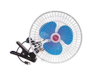 Christol Ventilatore USB Piccolo Ventilatore a Clip Ventilatore USB Potente Ventilatore da Tavolo Personale da Tavolo Clip Ventilatore da Tavolo USB con Morsetto Ventola Oscillante Silenziosa per Auto