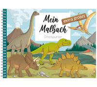 Christoph Alexa Mein extra großes Malbuch - Dinosaurier: Dino-Malspa (Tascabile)