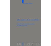 Christoph Berner Jahre, Jahrwochen und Jubiläen (Copertina rigida)