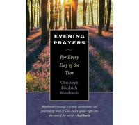 Christoph Friedrich Blumhardt Evening Prayers (Copertina rigida)