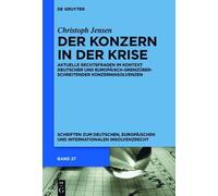 Christoph Jensen Der Konzern in der Krise (Copertina rigida)