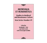 Christoph Schülke Medievalia et Humanistica, No. 49 (Copertina rigida)
