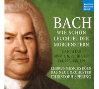 Christoph Spering - Bach: Wie schön leuchtet der Morgenstern - BWV 1,8,92,101,107,114,123,133,139 [3 CD]