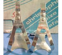 Christophe D Piccolo Strada/MTB Punta Clip Nuovo/NOS Vintage Acciaio Clip- Nuova