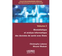 Christophe Lala Biostatistique et analyse informatique des données d (Tascabile)